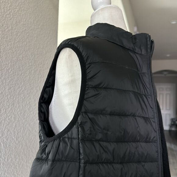 Amazon Essentials Puffer Back Vest Lightweight Mocked M Zip Up Water Resistant - Picture 5 of 11
